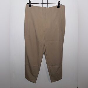 Active USA Women’s  Tan Pinstripe Pants